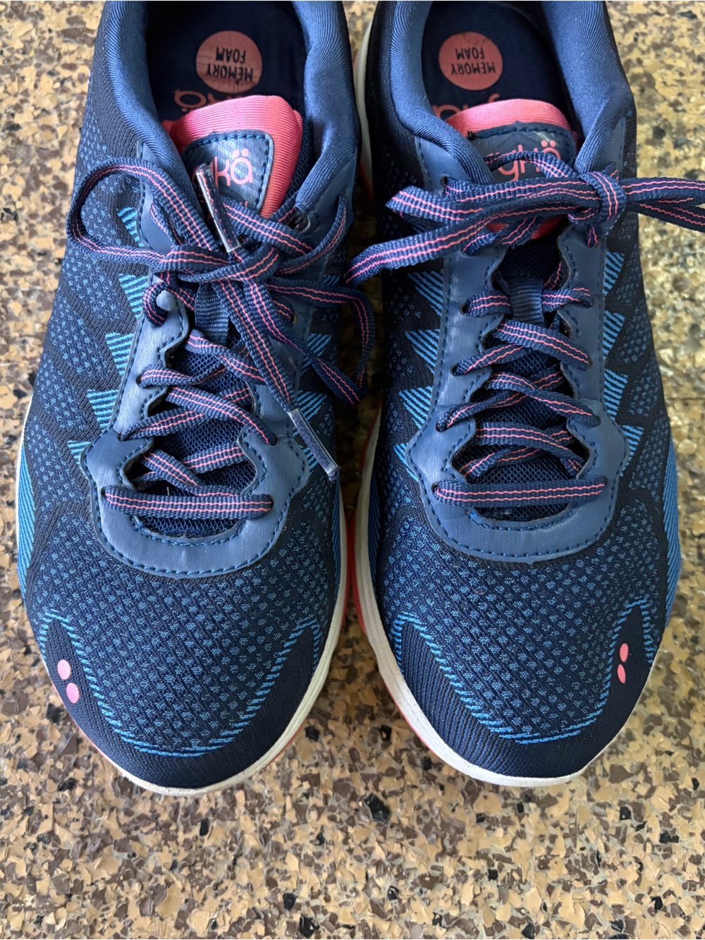 Ryka Dominion Women’s Walking Shoes Navy Pink Size 9.5 - Picture 3 of 9